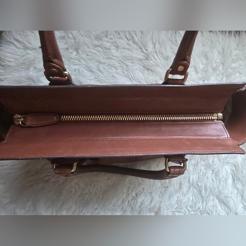 Coach Legacy Candace medium carryall cognac leather - Picture 7 of 11